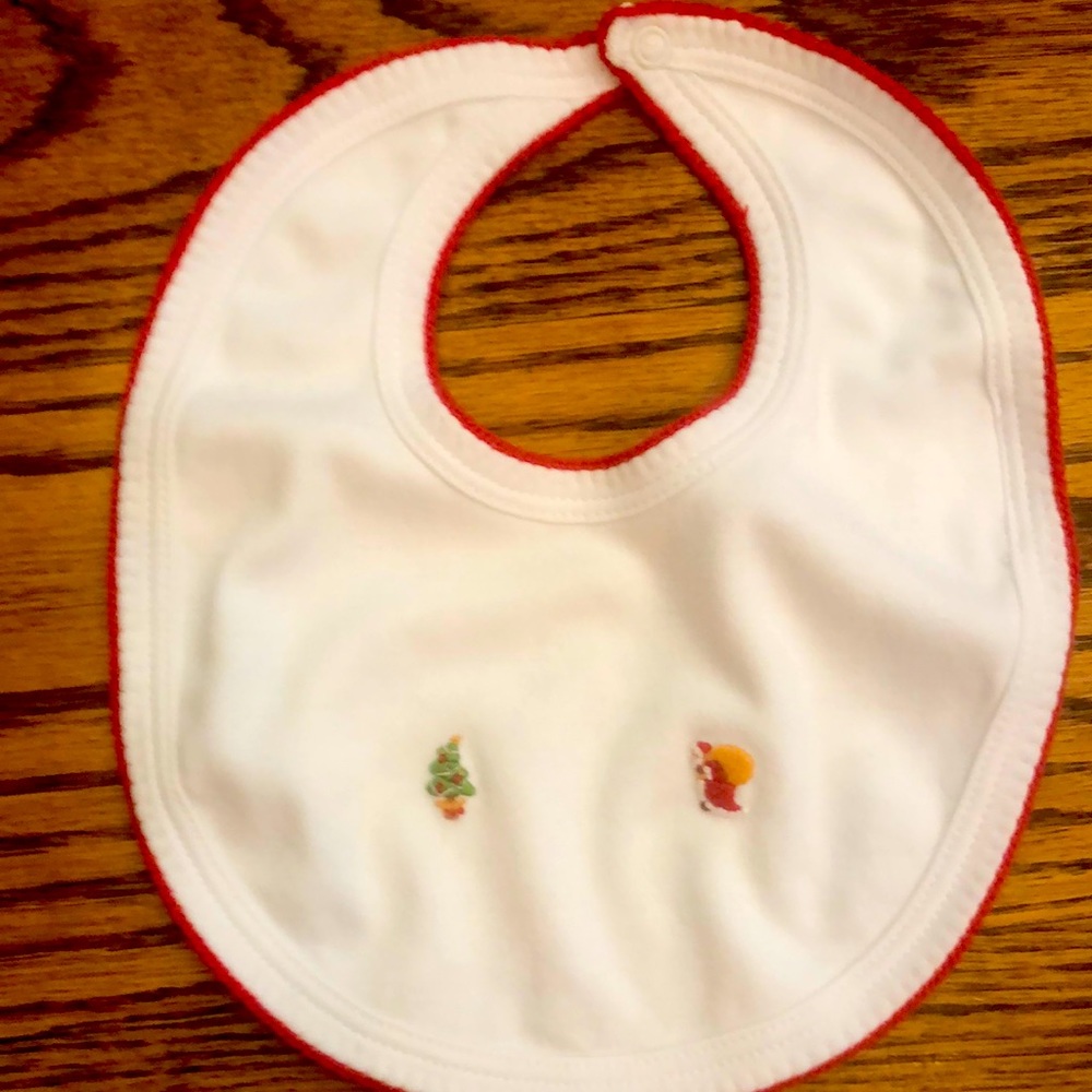 Kissy Kissy holiday bib